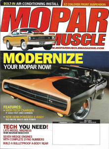 MOPAR MUSCLE 2007 JULY - HEMI CHALLENGER & CUDA, SRT